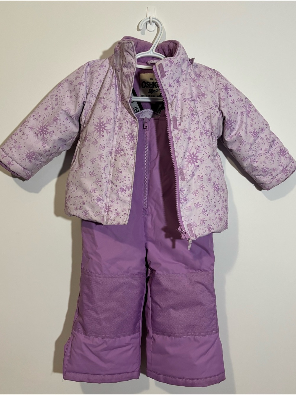 OshKosh 2-Piece Snowflake Print Snowsuit Set